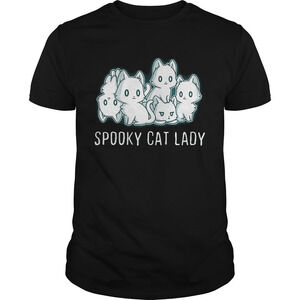 Spooky Cat Lady Shirt